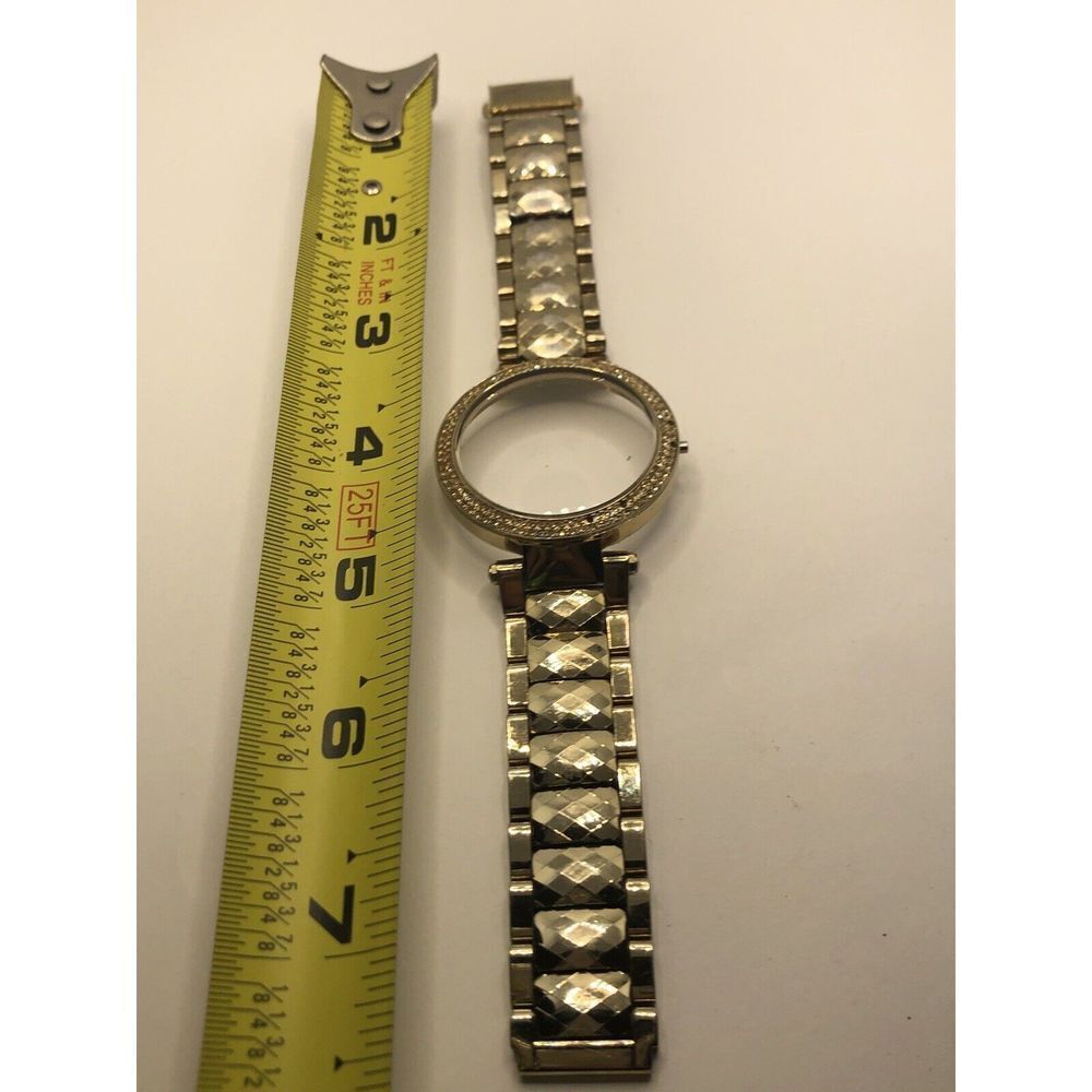 Michael Kors Watch Parts Case 38mm Band 18mm clasp Gold Tone GY296